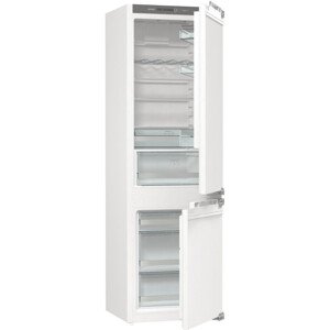 Gorenje RKI218EA0 Beépíthető Alulfagyasztós hűtőszekrény, bútorlap nélkül E Energiaosztály, Hűtő: 190L, Fagyasztó: 73L, Nofrost nélkül, Zajszint: 38 dB, Szél: 54 cm, Mag: 177.2 cm, Mély: 54.5 cm,