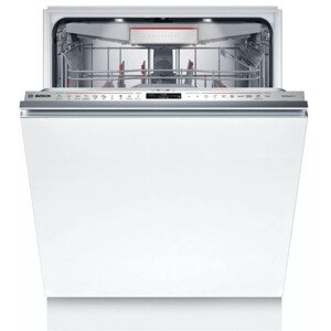 Bosch SMV8YCX02E Beépíthető mosogatógép, bútorlap nélkül 14 teríték, 9.5 L fogyasztás, 8 program, 44 db zajszint, A energiaosztály, Felső evőeszköztartó tálca, 60 cm, Digit. kijelző
