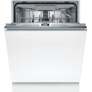 Bosch SMV4HVX00E Beépíthető mosogatógép, bútorlap nélkül 14 teríték, 9 L fogyasztás, 6 program, 46 db zajszint, D energiaosztály, Felső evőeszköztartó tálca, 60 cm, Digit. kijelző