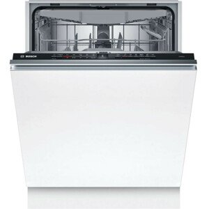 Bosch SMV2HVX02E Beépíthető mosogatógép, bútorlap nélkül 14 teríték, 9 L fogyasztás, 5 program, 46 db zajszint, D energiaosztály, Felső evőeszköztartó tálca, 60 cm, Digit. kijelző
