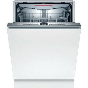 Bosch SBH4HVX00E Beépíthető mosogatógép, bútorlap nélkül 14 teríték, 9 L fogyasztás, 6 program, 46 db zajszint, D energiaosztály, Felső evőeszköztartó tálca, 60 cm, Digit. kijelző