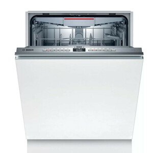 Bosch SMV4HVX33E Beépíthető mosogatógép, bútorlap nélkül 13 teríték, 9.5 L fogyasztás, 6 program, 46 db zajszint, D energiaosztály, Felső evőeszköztartó tálca, 60 cm, Digit. kijelző