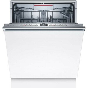 Bosch SMH4HVX31E Beépíthető mosogatógép, bútorlap nélkül 13 teríték, 9.5 L fogyasztás, 6 program, 46 db zajszint, E energiaosztály, Felső evőeszköztartó tálca, 60 cm, Digit. kijelző
