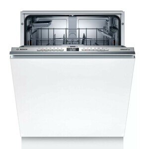 Bosch SMD4HAX48E Beépíthető mosogatógép, bútorlap nélkül 13 teríték, 9.5 L fogyasztás, 6 program, 44 db zajszint, D energiaosztály, Alsó evőeszköztartó kosár, 60 cm, Digit. kijelző