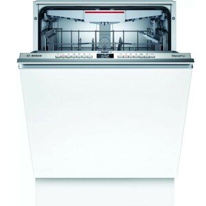 Bosch SBH4HCX48E Beépíthető mosogatógép, bútorlap nélkül 14 teríték, 9.5 L fogyasztás, 6 program, 44 db zajszint, D energiaosztály, Felső evőeszköztartó tálca, 60 cm, Digit. kijelző