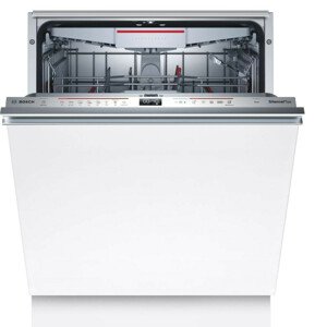 Bosch SMV6ECX51E Beépíthető mosogatógép, bútorlap nélkül 13 teríték, 9.5 L fogyasztás, 8 program, 44 db zajszint, C energiaosztály, Felső evőeszköztartó tálca, 60 cm, Digit. kijelző