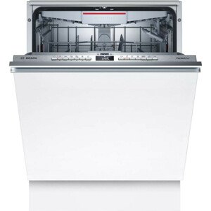 Bosch SMV6ZCX00E Beépíthető mosogatógép, bútorlap nélkül 14 teríték, 9.5 L fogyasztás, 6 program, 44 db zajszint, C energiaosztály, Felső evőeszköztartó tálca, 60 cm, Digit. kijelző