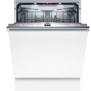 Bosch SMV6ZCX49E Beépíthető mosogatógép, bútorlap nélkül 14 teríték, 9.5 L fogyasztás, 8 program, 42 db zajszint, C energiaosztály, Felső evőeszköztartó tálca, 60 cm, Digit. kijelző