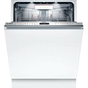 Bosch SMV8YCX03E Beépíthető mosogatógép, bútorlap nélkül 14 teríték, 9.5 L fogyasztás, 8 program, 43 db zajszint, B energiaosztály, Felső evőeszköztartó tálca, 60 cm, Digit. kijelző
