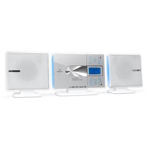 Auna VCP 191 sztereó rendszer, MP3 CD lejátszó, USB, SD, fehér
