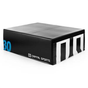 Capital Sports Rookso Soft Jump box, plyo box / plyometrikus doboz, 30 cm, fekete