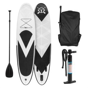 KLARFIT Spreestar, fekete-fehér, felfújható paddle board, SUP deszka, 300x10x71cm