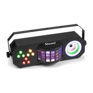 Beamz LightBox 3, fényhatás, par/derby/visual ring hatás, RGBAW-UV, fekete