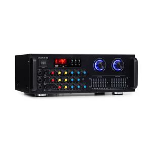 Auna Pro Amp-Pro1 BT, PA erősítő, RMS 2 x 50 W, BT, USB, SD,2-csatornás 7-sávos equalizer