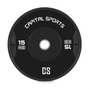 Capital Sports Elongate, bumper tárcsa, súly, gumi, 2x 15 kg