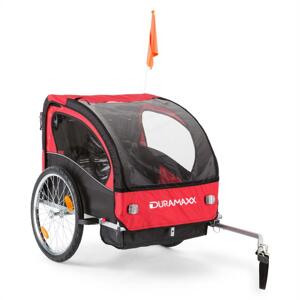 DURAMAXX Trailer Swift, gyermekszállító kerékpár utánfutó, 2 ülés, max. 20 kg