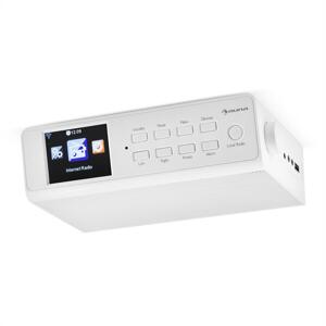 Auna KR-190, fehér, konyhai internetrádió, beépíthető, WIFI, vezérlés alkalmazással, 3,2" TFT kijelző