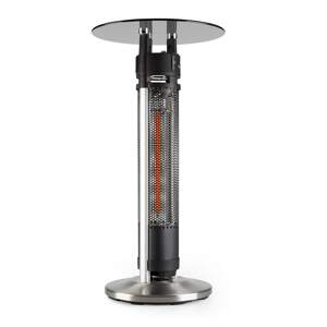 Blumfeldt Primal Heat 95, magas (bár) asztal, szén IR fűtőtest, 1600 W LED, 95 cm, üveg