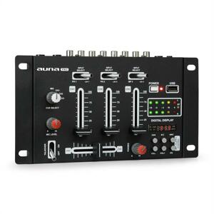 Auna Pro DJ-21 BT DJ-mixer keverő pult, USB, fekete