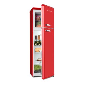 Klarstein Audrey Retro retro kombinált hűtőszekrény fagyasztóval, 194 l / 56 l, E