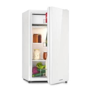 Klarstein Luminance Frost, hűtőszekrény, 91 l, F, zöldséghűtő rekesz, 2 üvegpolc, fehér