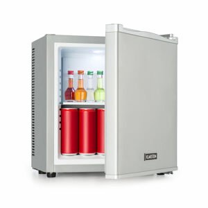 Klarstein Secret Cool, mini hűtőszekrény, minibár, 13 l, G osztály, 0 dB, ezüst