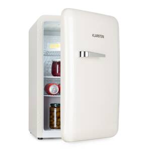 Klarstein Audrey Retro, hűtőszekrény, 70 liter, 3 polc, 2 rekesz az ajtóban, belső világítás