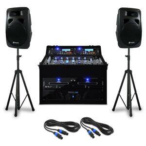 Electronic-Star DJ PA szett Punch Line 1200 W, keverőpult, USB, SD portok
