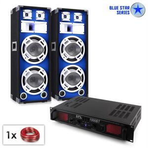 Electronic-Star Blue Star Series "Basssound Bluetooth" PA szett, 1000W