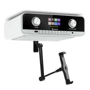 auna Connect Soundchef MKII, beépített konyharádió táblagéptartóval, DAB+, FM, 2 x 3